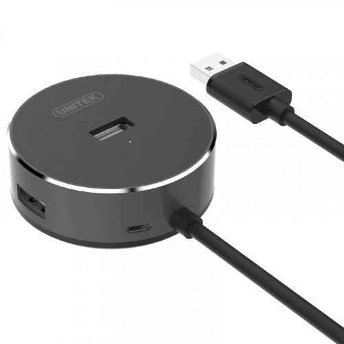 USB2.0 3口鋁合金HUB+音頻口
